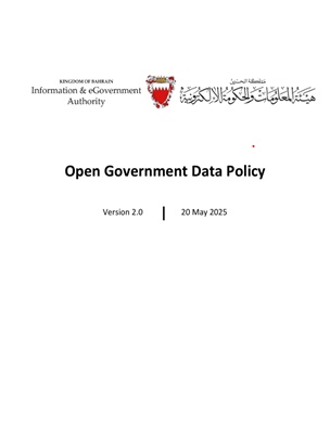 Open Government Data Policy