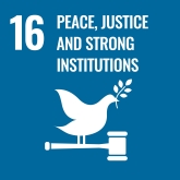 Goal Sixteen: Promote peaceful and inclusive societies for sustainable development, provide access to justice for all and build effective, accountable and inclusive institutions at all levels