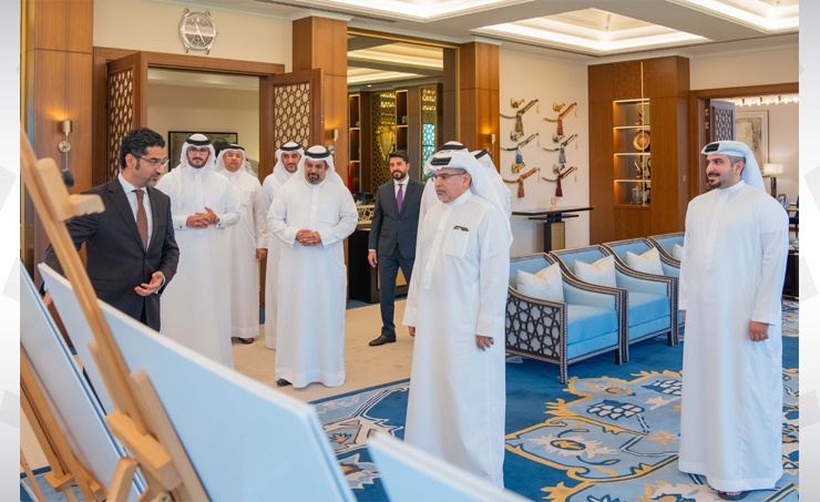 HRH the Crown Prince and Prime Minister meets with HH Shaikh Mohammed bin Salman bin Hamad Al Khalifa and reviews the latest developments in mangrove cultivation in the Kingdom of Bahrain