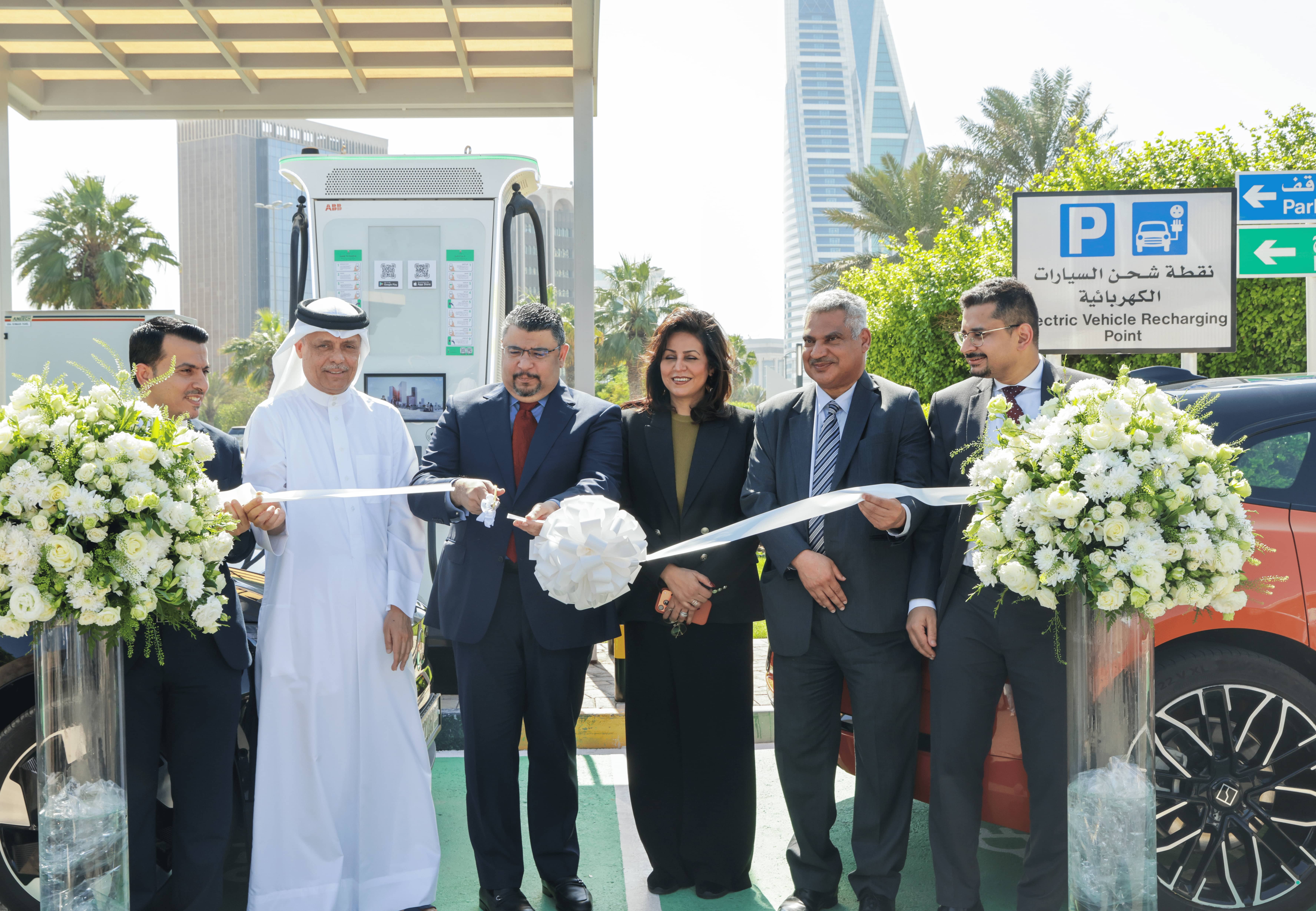 Electricity and Water Affairs Minister inaugurates five ultra-fast electric vehicle charging stations